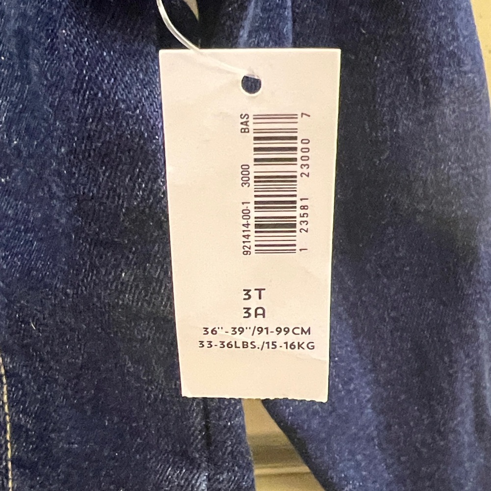 NWT- toddler girls Jean Jacket, 3T - Picture 10 of 10